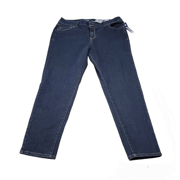 Lane Bryant Women's Curvy Straight Leg Blue‎ Denim Jeans Plus Size 20-NWT - Picture 2 of 11